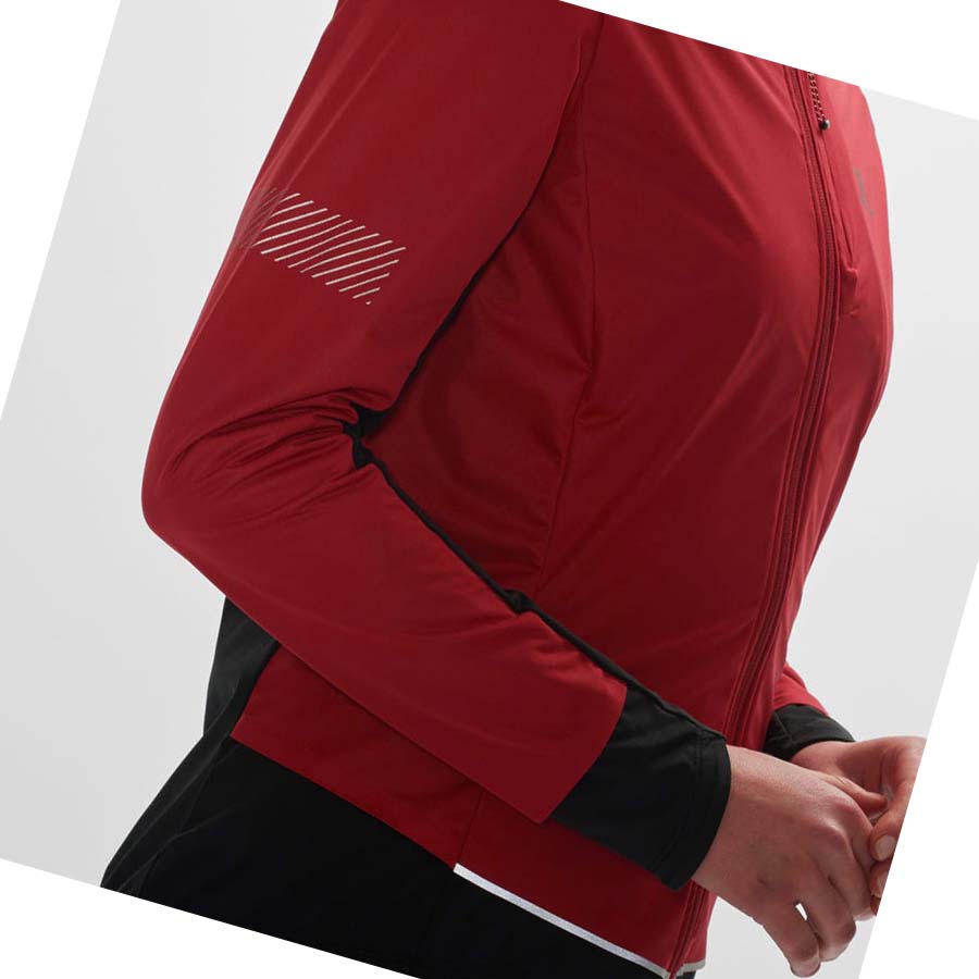 Chaquetas Salomon LIGHT SHELL Mujer Rojos | MX 2431SGL